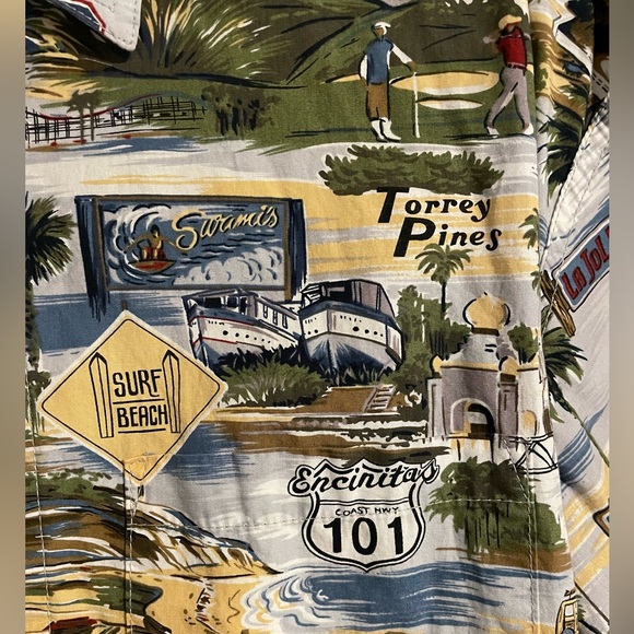 Elite Vintage Hawaiian Shirt - Size M - Coconut buttons 🥥 Tailored - San Diego - Picture 4 of 5